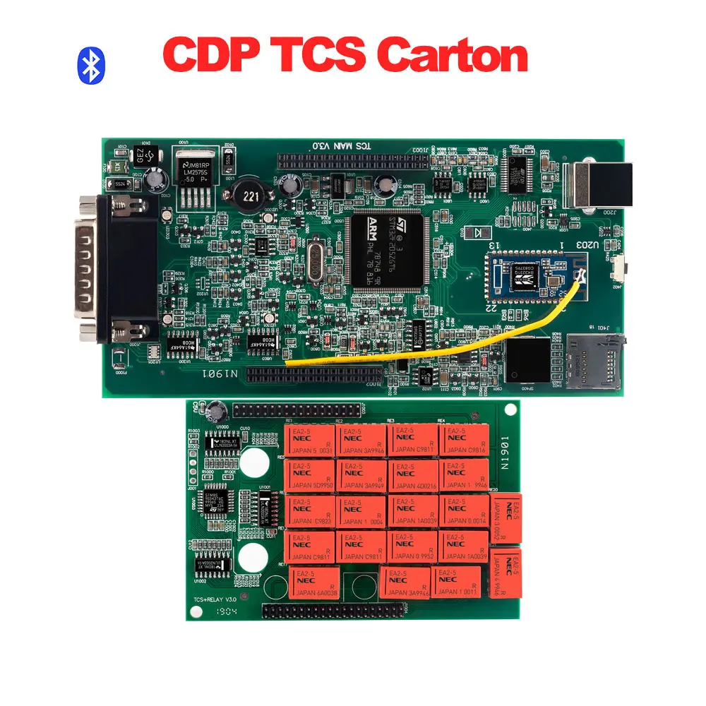 Type 9 CDP TCS V3.0 NEC Реле tcs Bluetooth R1 keygen как Multidiag pro obd2 сканер автомобили Грузовики диагностический инструмент - Цвет: Type 9