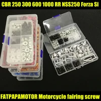 universal motorcycle fairing bolts screw moto spring bolts for honda cbr 250 300 600 900 1000 rr nss250 forza si
