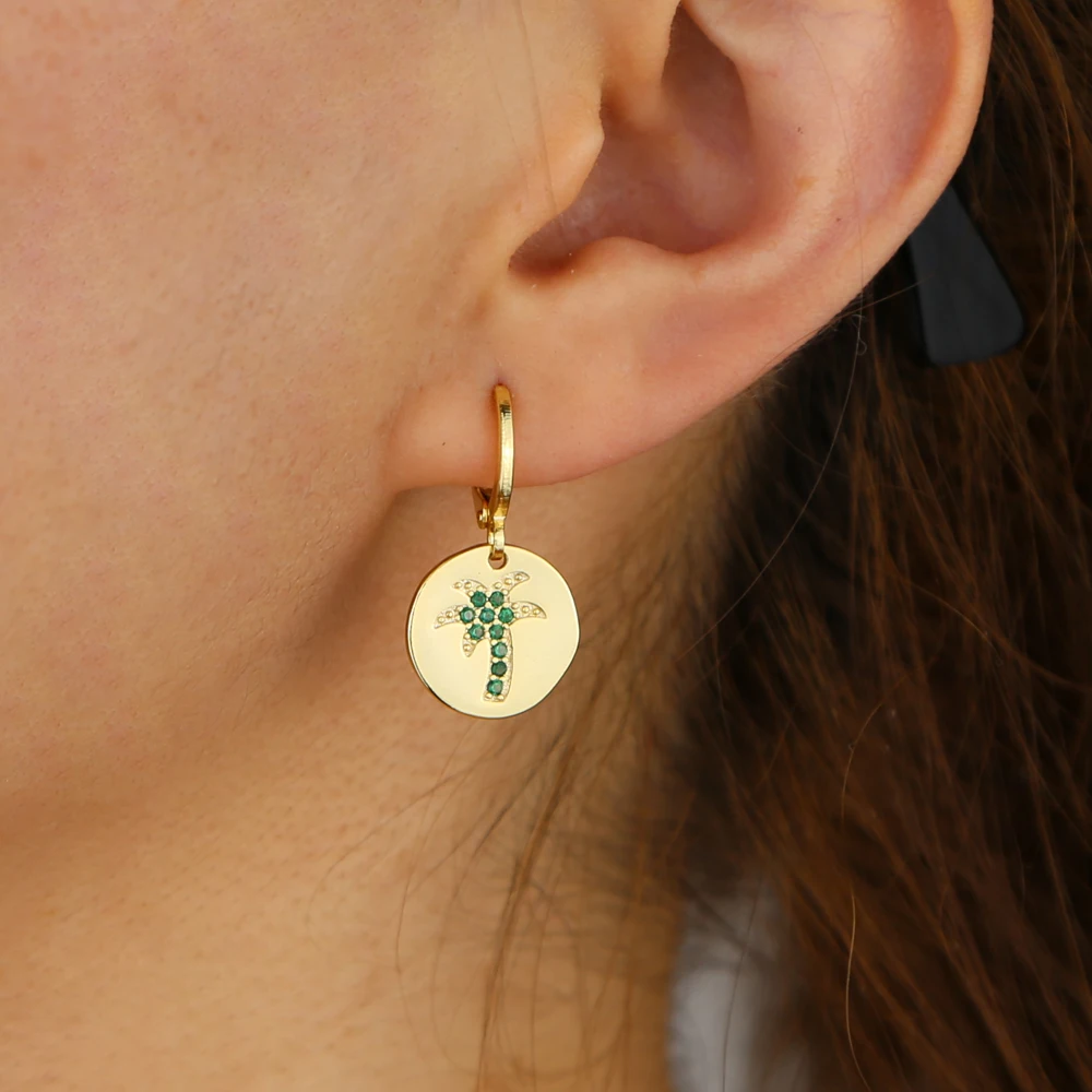 2021 летние пляжные ювелирные изделия в богемном стиле Бохо Золотая круглая монета