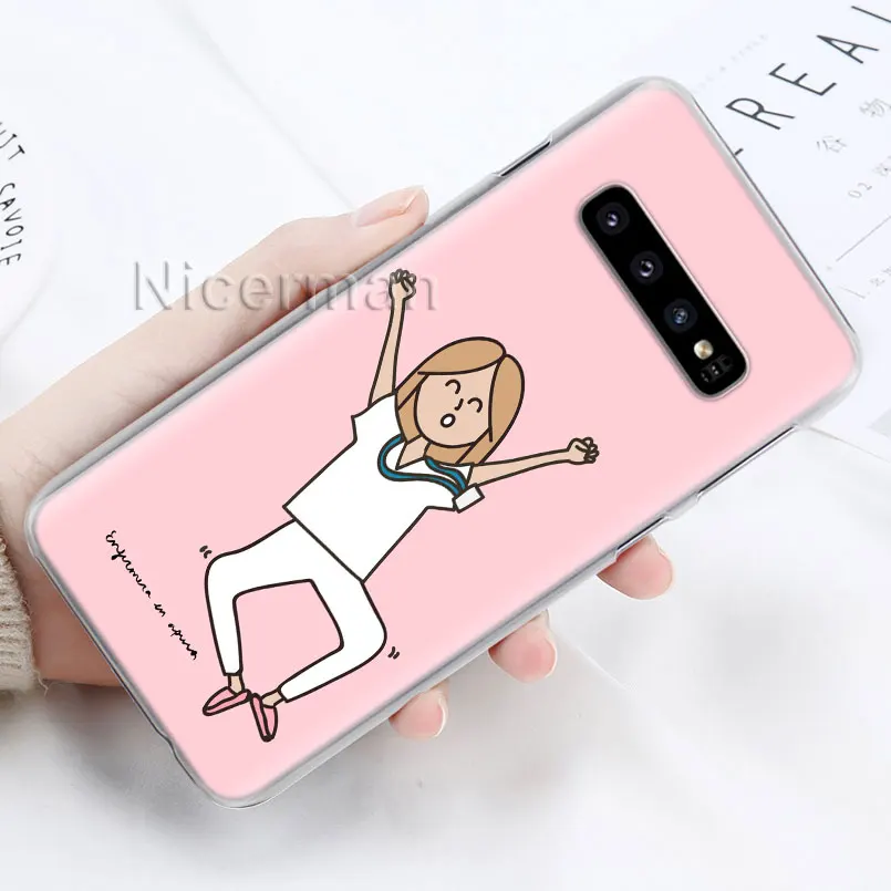 Чехол для телефона samsung Galaxy S10e S10 S8 S9 Plus S6 S7 Edge A40 A50 A70 M20 чехол для доктора медсестры мультяшный Жесткий Чехол для ПК