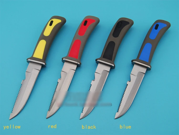 4 Colors Diving Knife Satin Camping Survival Small Straight With ABS Sheath | Инструменты