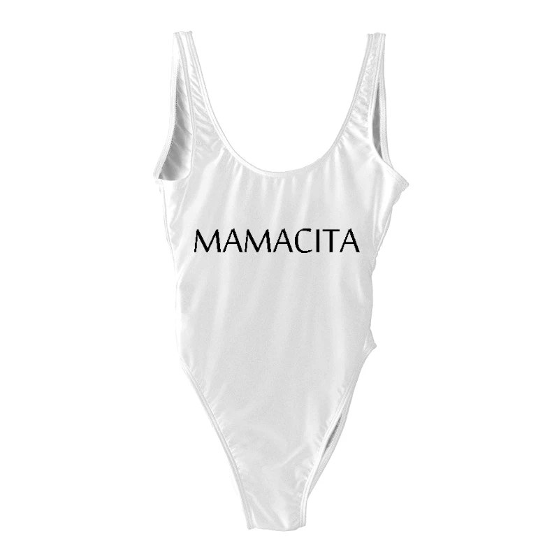 Высококачественный слитный купальник MAMACITA женский купальный костюм большого