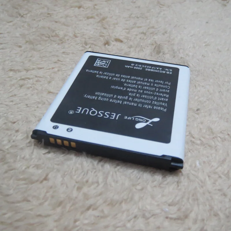 Jessque 2000мАч EB BG355BBE Батарея для Galaxy Core II 2 G355H SM G355 G3558 G3589W G3586V мобильный телефон
