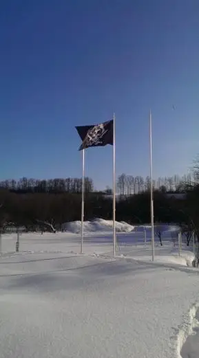 Дэдман грудь пиратский флаг трикорнер корабль Баннер Вымпел Jolly Roger Dead 3x5Ft
