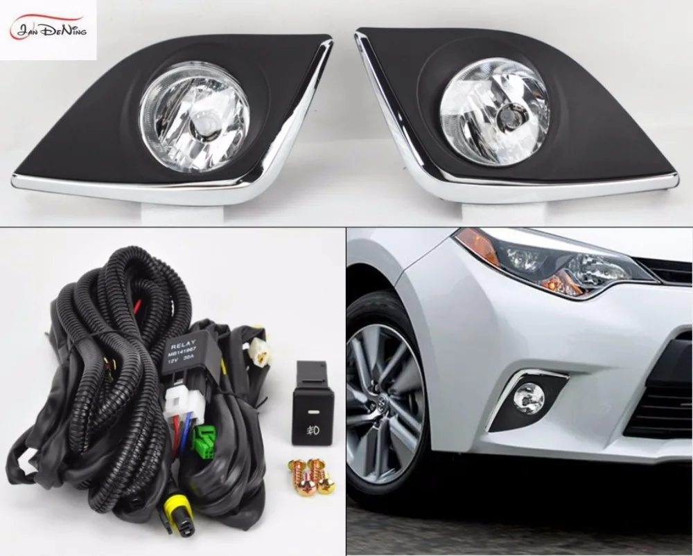 Автомобильные противотуманные фары JanDeNing для TOYOTA Corolla (США) /ALTIS L/LE ECO 2014 2016