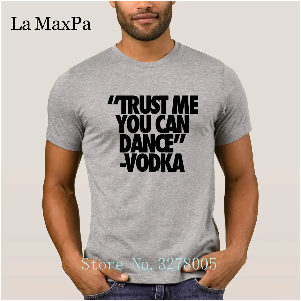 Бренд La Maxpa Дизайн My Own Trust Me You Can Dance водка Новинка Мужская футболка 2018 одежда