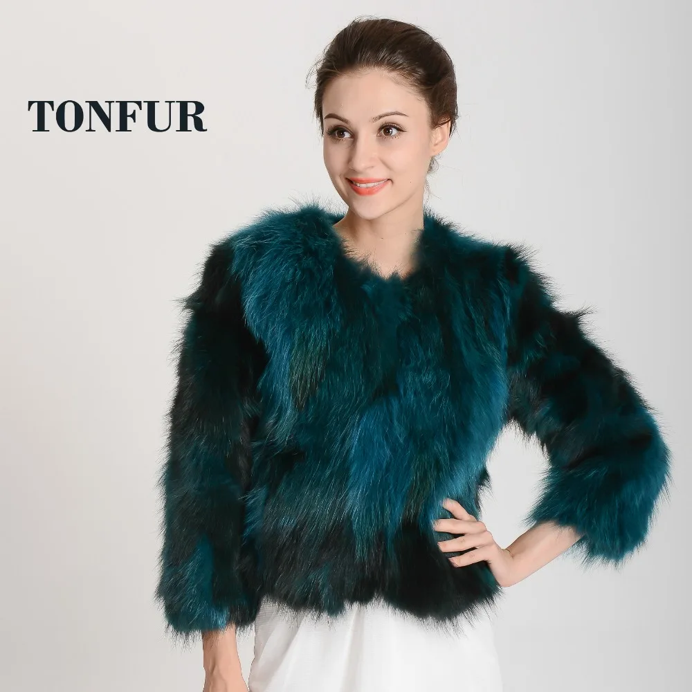 Женское роскошное пальто из натурального Лисьего меха Брендовое зимнее THP523|genuine