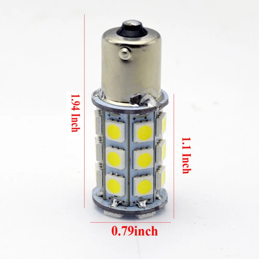 1 шт. светодиодный фонарь для указателей поворота 4 Вт 1157 P21/5 1156 BAY15D BA15D BA15S 27SMD
