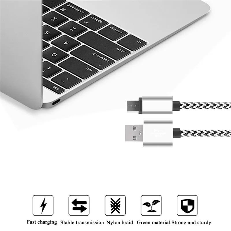 0 25/1/2/3 м нейлон Тип usb кабель с разъемами типа C Быстрая зарядка зарядный для