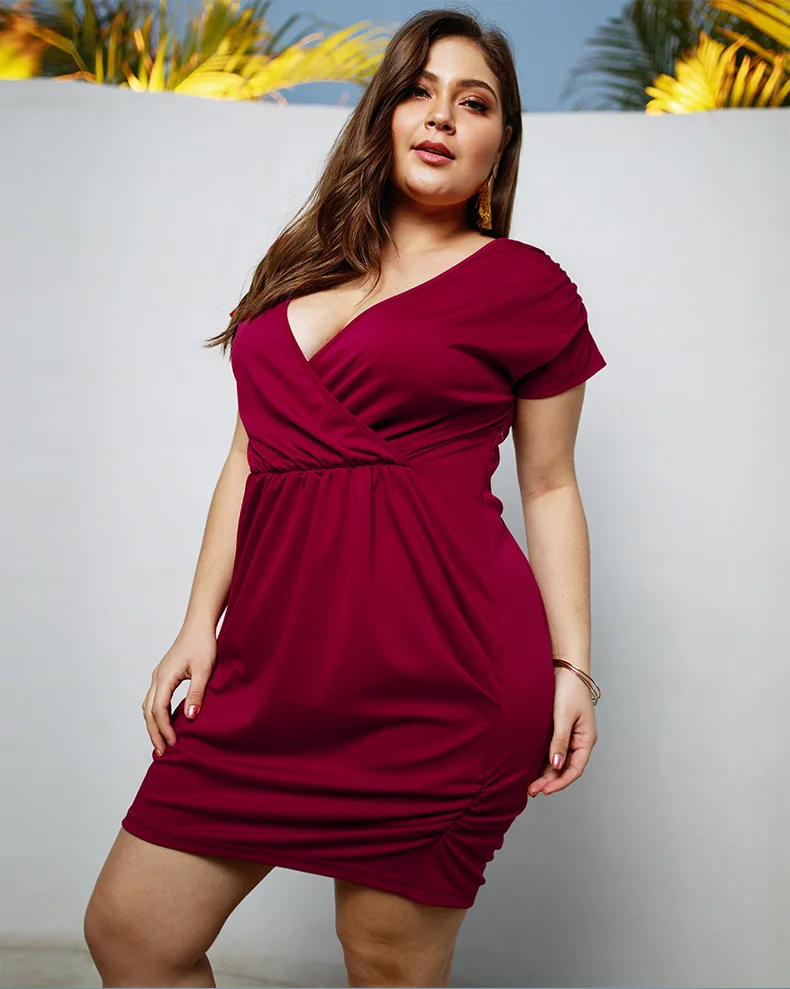 Облегающее платье больших размеров Xxxxl офисное женское Vestido Mujer мини с открытой