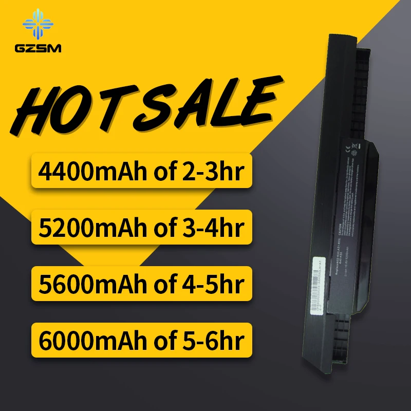 HSW Аккумулятор для ноутбука ASUS K53 K53B K53BY K53E K53F K53J K53JA K53JC K53JE K53JF K53JG K53JN K53JS K53JT K53S K53SA
