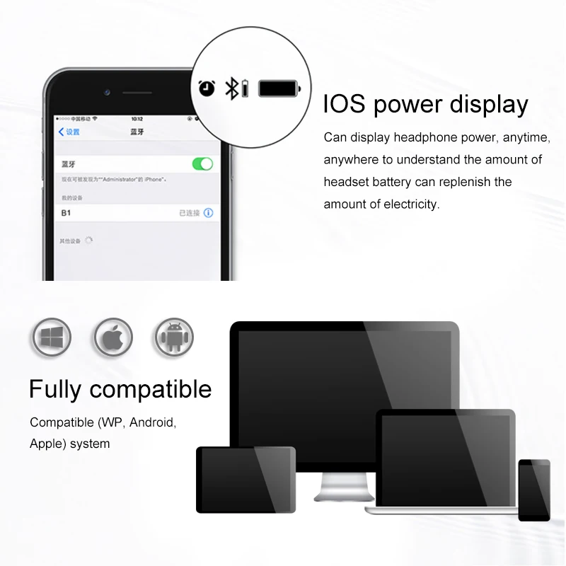 Yodeli B1 беспроводные Bluetooth наушники мини лучшие спортивные гарнитура с микрофоном