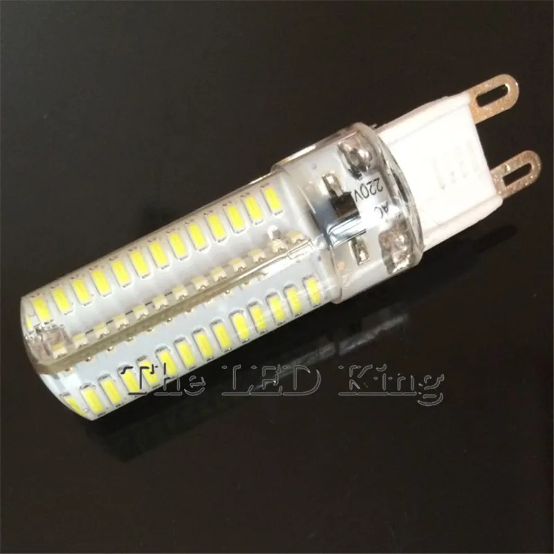 10 шт./лот 220 В/110 В Smd3014 G9 Светодиодная 9 Вт лампа-кукуруза сверхъяркая заменяемая