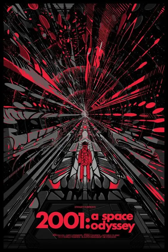 Космическая станция Sci-fi 2001 A Space Odyssey Ретро Винтаж классическое кино Плакаты