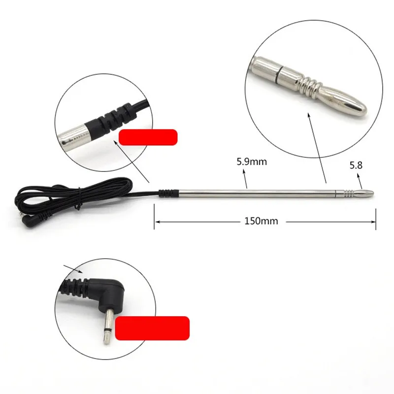 Мужская мастурбация игрушки с электрическим током металлическая уретрная