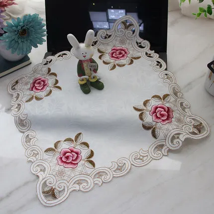 Европейская вышивка питьевой воды принтер пылезащитный чехол ткань кружева