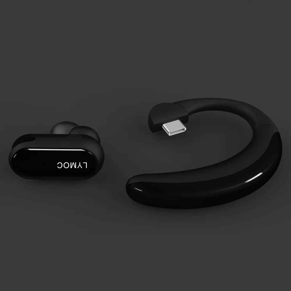 LYMOC 911, беспроводные Bluetooth гарнитуры, тип-c, наушники со сменным аккумулятором, наушники, 15 часов, время работы для IOS Android телефона