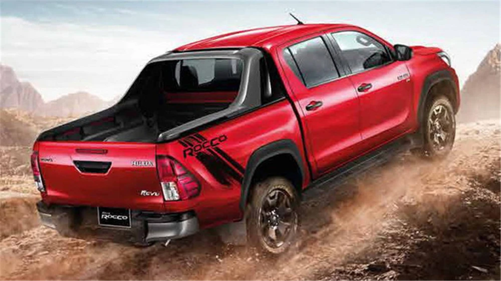 CSGJMY 2 шт. Автомобильный светодиодный фонарь для Toyota HILUX REVO задний фонарь модифицированный светодиодный задний фонарь
