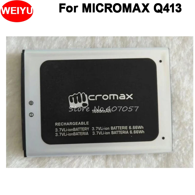 Для MICROMAX Q413 аккумулятор 1800mAh для аккумулятора высококачественный|battery for micromax|battery