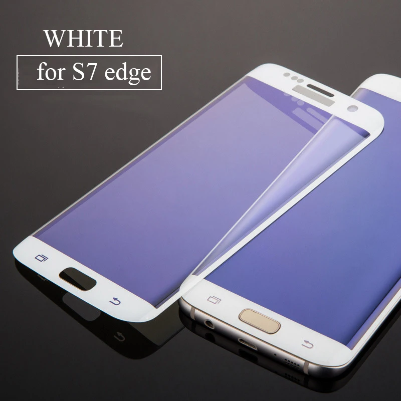 Анти голубой полное покрытие Премиум Закаленное стекло Защитная пленка для Samsung