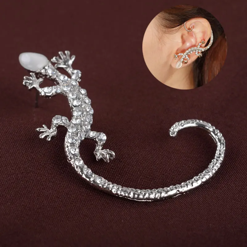 Панк ветер животных серьги Ящерица Геккон ночной клуб приток людей Любители типа