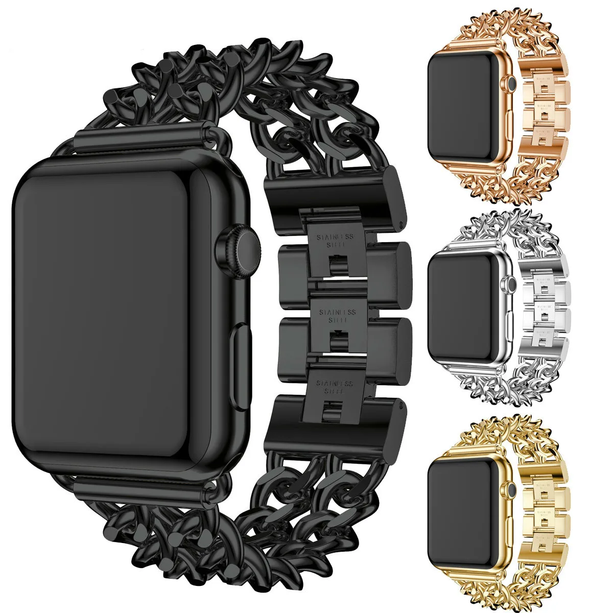 Ремешок из нержавеющей стали для часов Apple Watch 1/2/3 42/38 мм | Наручные часы