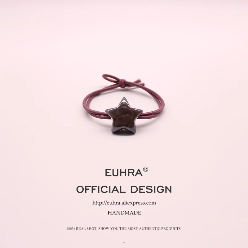 EUHRA 15 цветов эластичные резинки для волос Macaron Star Heart Ball Женская и Девичья Детская повязка для волос аксессуары для волос