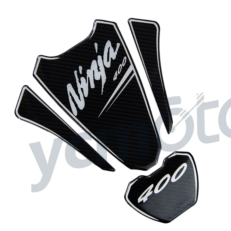 3D мотоцикл топливный бак для газа протектор чехол Kawasaki Ninja 400 2008 2019 09 10 11 12 13 14 15 16 17