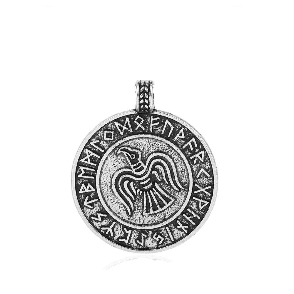 Teamer Vintage Odin's Huginn and Muninn Crow Valhalla Runic браслеты и в виде животных | Украшения