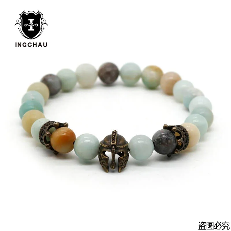 Античный бронзовый Римский Рыцарь Воин Спартанский браслет мужские ювелирные