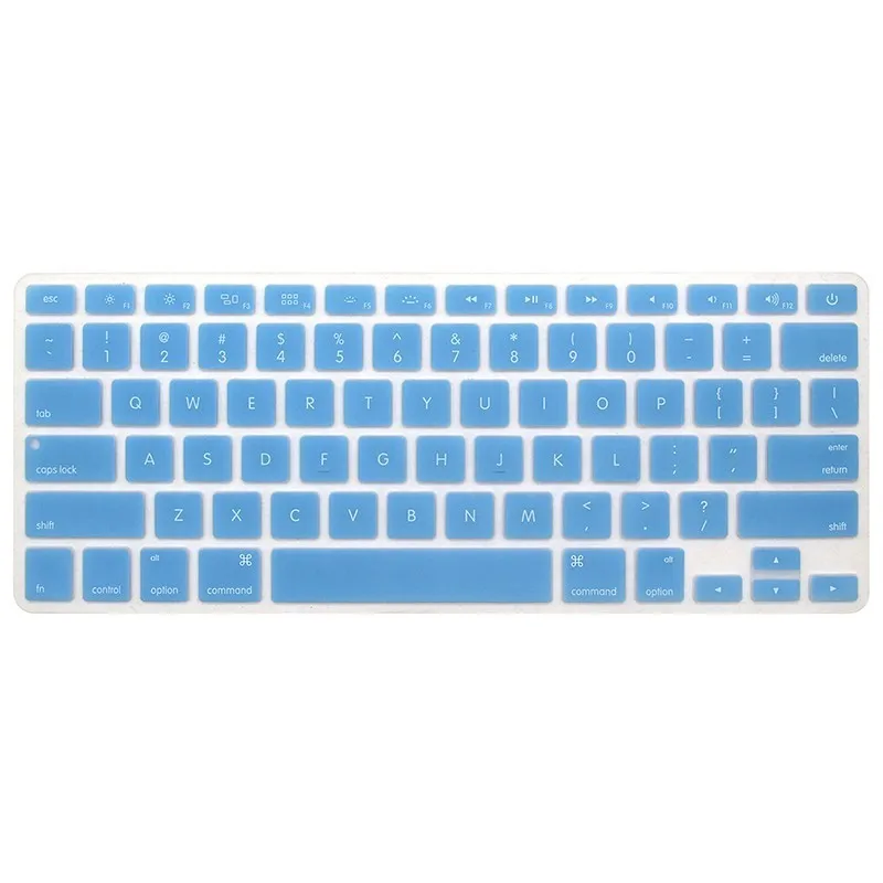 Цветной силиконовый защитный чехол для клавиатуры Macbook 13 &quot15&quot Air Pro