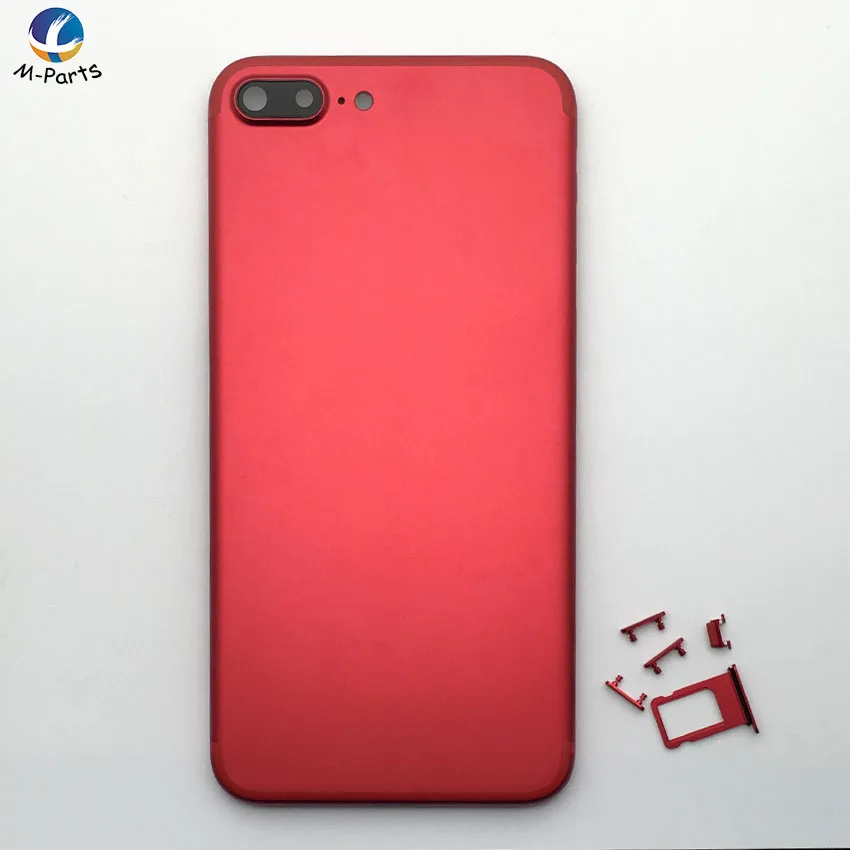 Задняя крышка корпуса для iPhone 7 7P Plus металлический корпус крышка батареи рамка средняя панель Крышка Корпус с бесплатным подарком