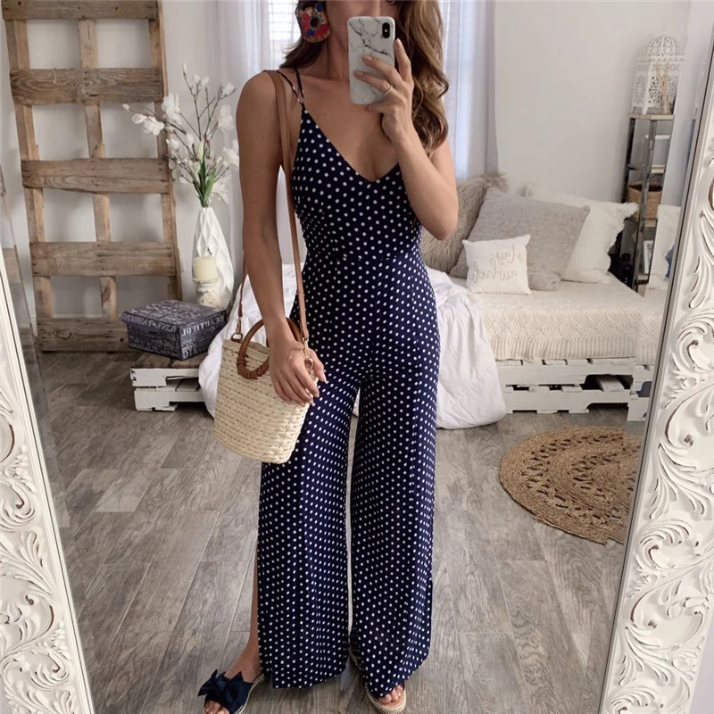 

New Fashion Hot Sexy Ladies Women Clubwear Playsuit Bodysuit Party Jumpsuit Striped Romper Backless Sleeveless Long Trousers
