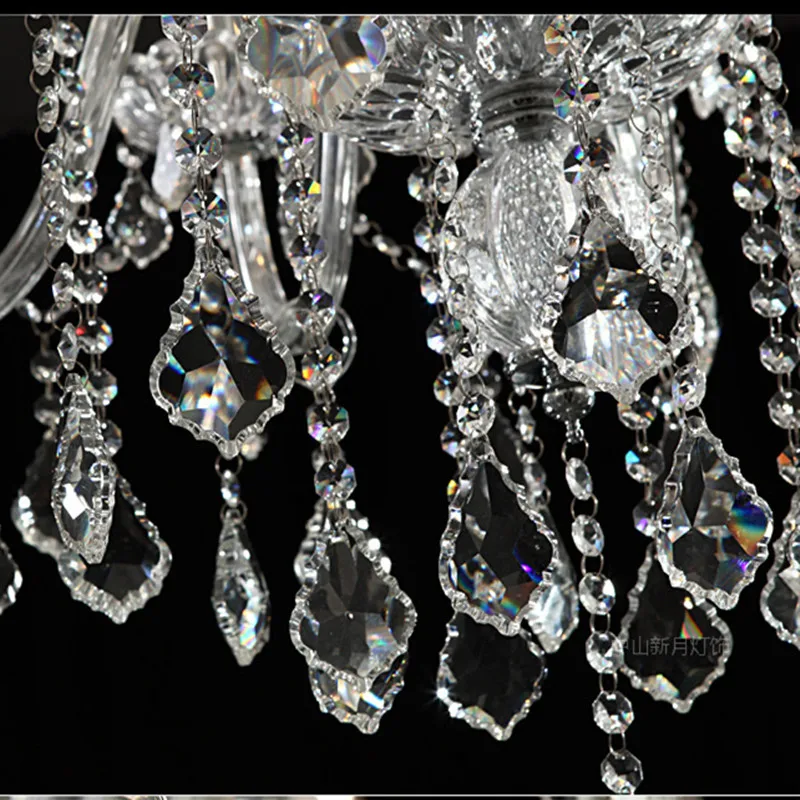 45 шт. огромная подвесная Потолочная люстра Хрустальная арматура освещение для
