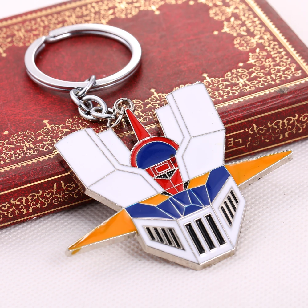 Косплей MAZINGER Z ювелирные изделия мужские Мальчики брелки для ключей белый робот