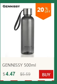GENNISSY 600 мл моя бутылка для воды, Спортивная комбинация, ежедневный контейнер для таблеток, органайзер, питьевые бутылки для воды, пластиковый герметичный стакан