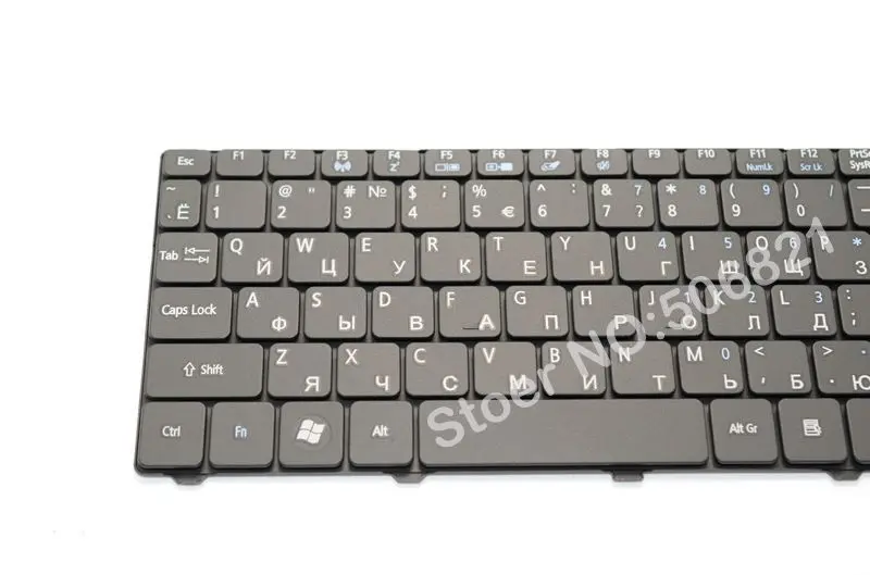 Русская клавиатура JIGU для Acer Aspire One AO532H AOD532H NAV70 ZH9 PAV01 RU черная ноутбука|keyboard for
