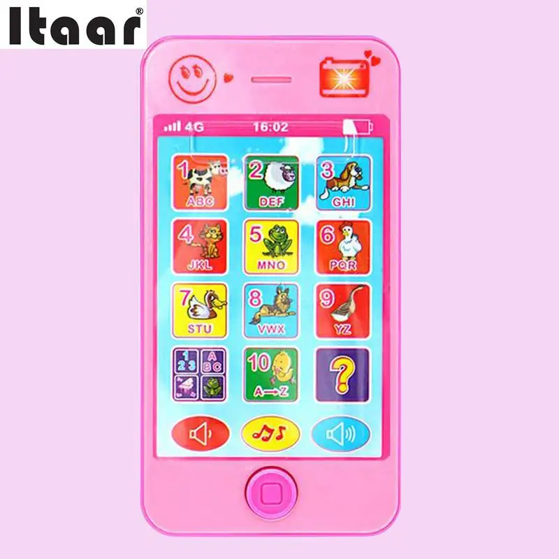 4G дети Смарт игрушка телефон ребенка Музыка сотовый мигающий распознавания