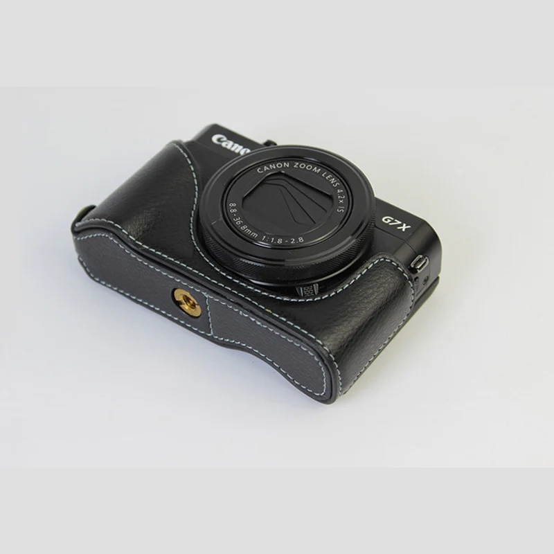 Чехол из натуральной воловьей кожи для камеры Canon G7 X MarkII G7X2 II G7XM2|Сумки