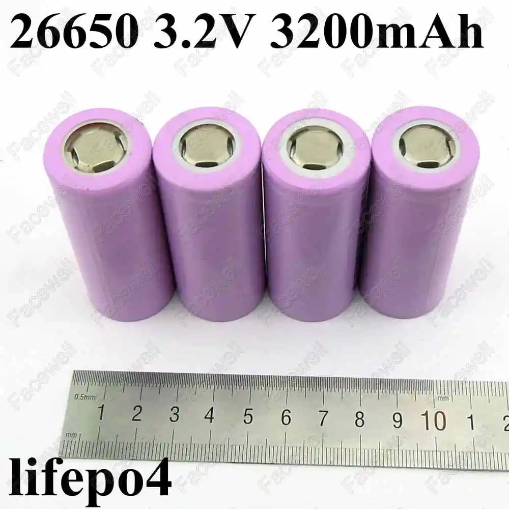 4 шт. 26650 LiFePO4 3200 мАч батарея 3 2 В 5C аккумуляторные батареи lifepo4 ячейки для e bike golf