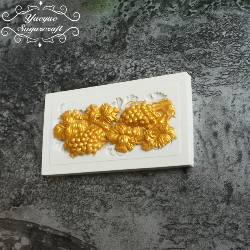 Yueyue Sugarcraft силиконовая форма для винограда помадка инструменты украшения торта