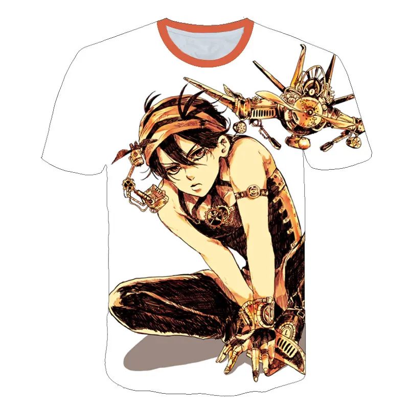 Новинка футболка с 3D-принтом Необычные приключения Джоджо футболки аниме модная