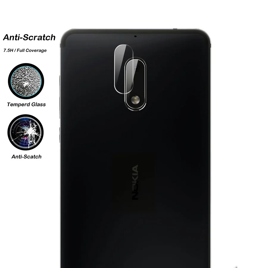 Задняя камера Объектив Закаленное стекло для Nokia 8 sirocco 7 Plus прозрачная защитная