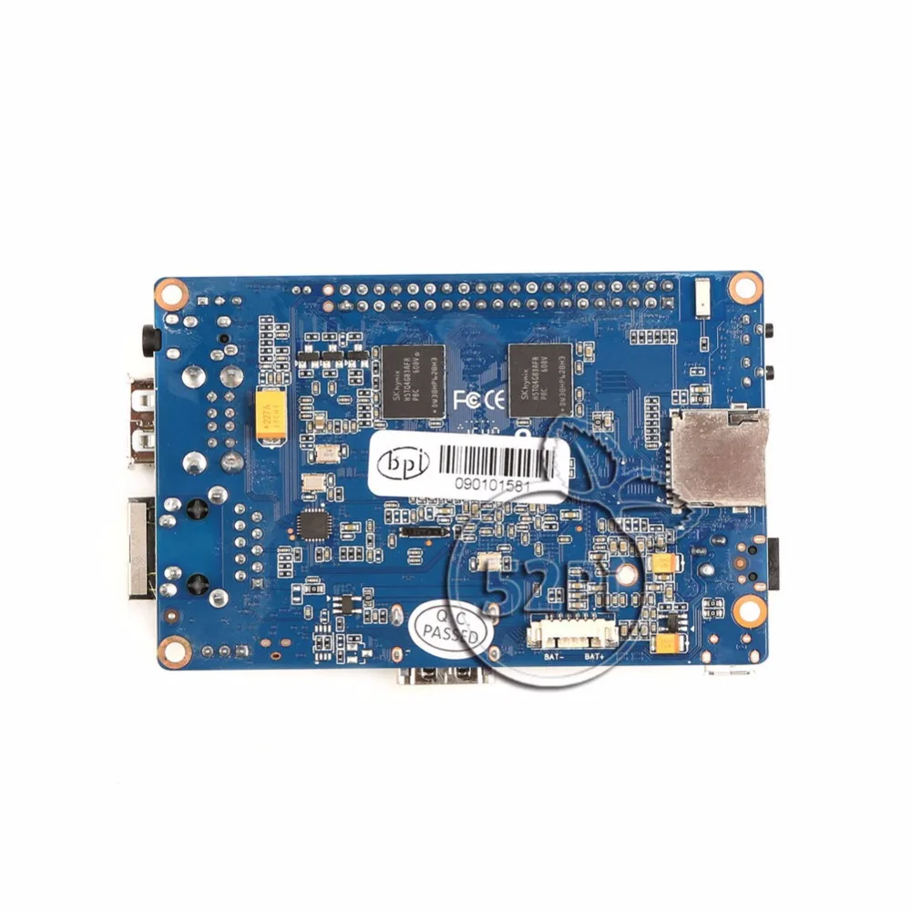 Banana Pi M64 BPI A64 64 разрядный четырехъядерный процессор 2 Гб ОЗУ с Wi Fi Bluetooth 8 eMMC demo одна