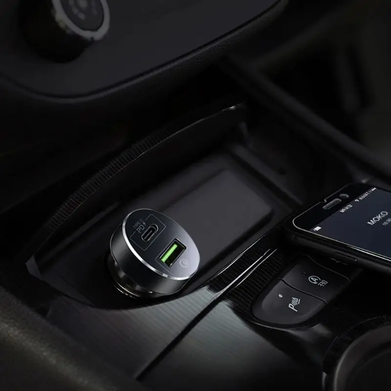 

18W USB QC 3.0 Quick Charge QC 3.0 Car Charger PD Type C Car Phone Fast Charger For iphone ipad Samsung Mobile Phone tablet