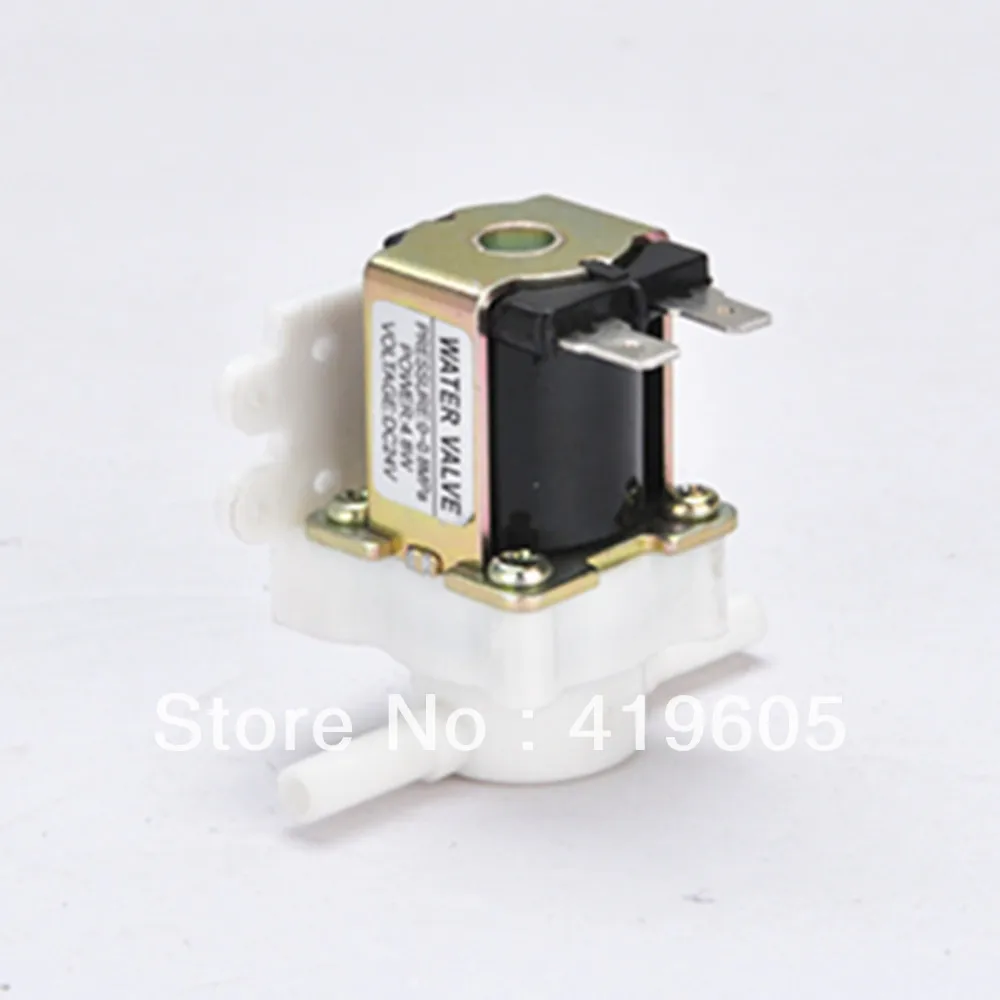 Электромагнитный клапан для напитков пластиковый электромагнитный 12 в пост.