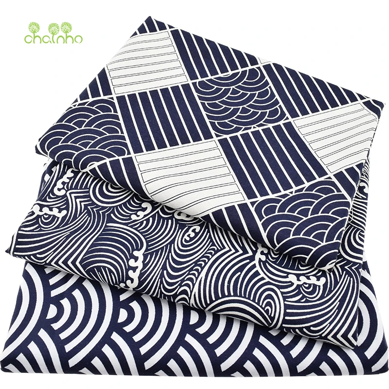 Новый напечатанный саржевый хлопок ткань для DIY Лоскутная стеганая швейная