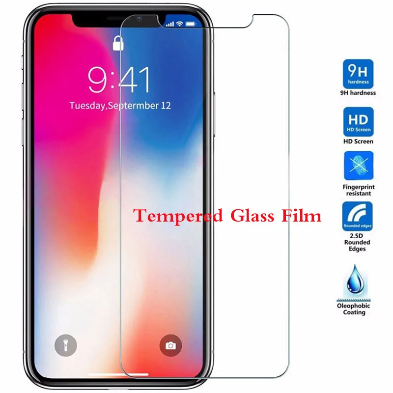 Tempered glass film S7 Edge кожаный чехол для Coque samsung Galaxy S7 чехол Fundas для samsung S7 Edge чехол Чехол-кошелек с подставкой Чехол для телефона - Цвет: Tempered glass film