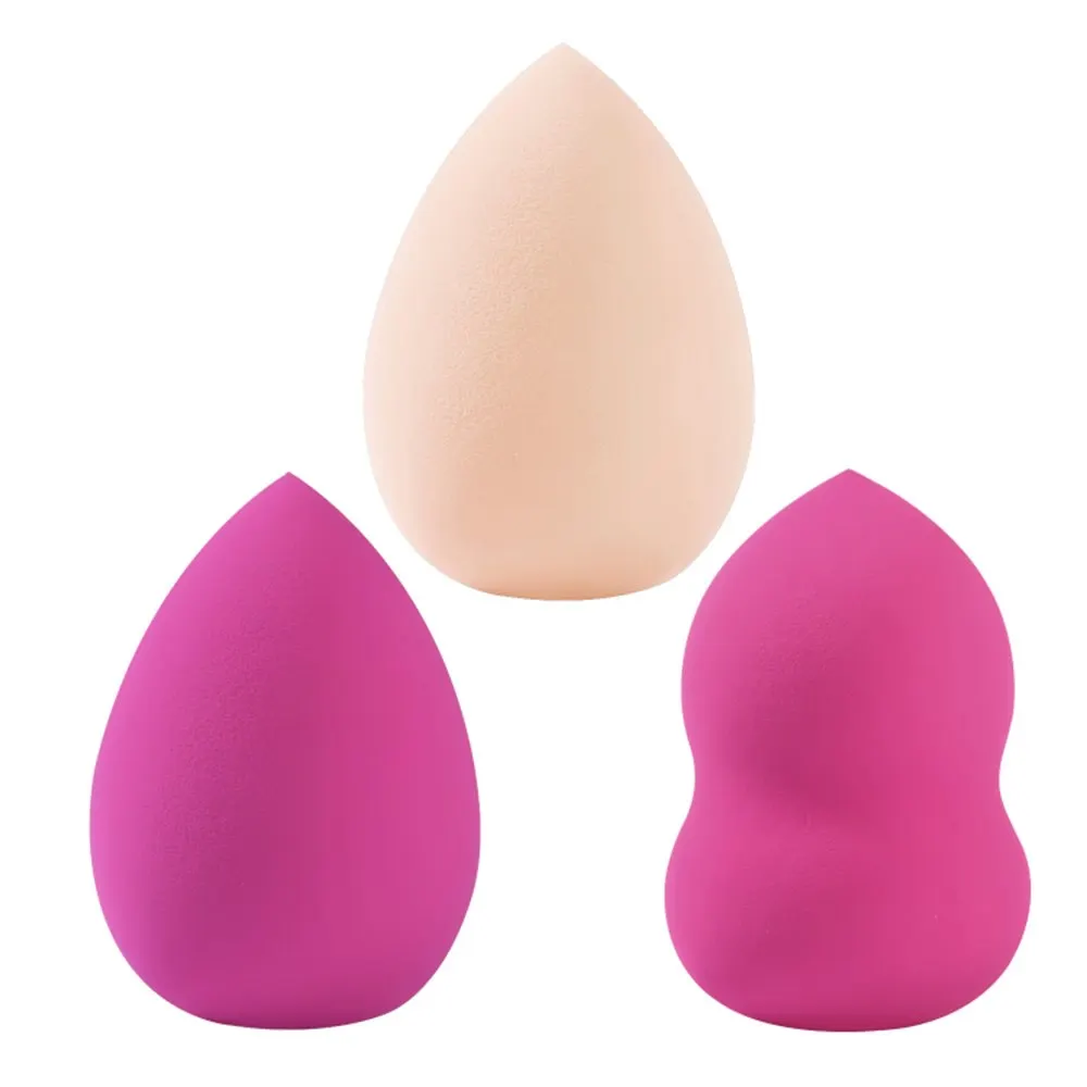 Модная губка для макияжа косметическая гладкая основа высшее качество пудра