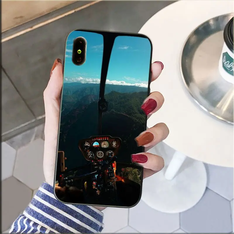 Чехол для мобильного телефона Yinuoda Aircraft airplane cockpit TPU one Аксессуары Apple iPhone 8 7 6 6S Plus X